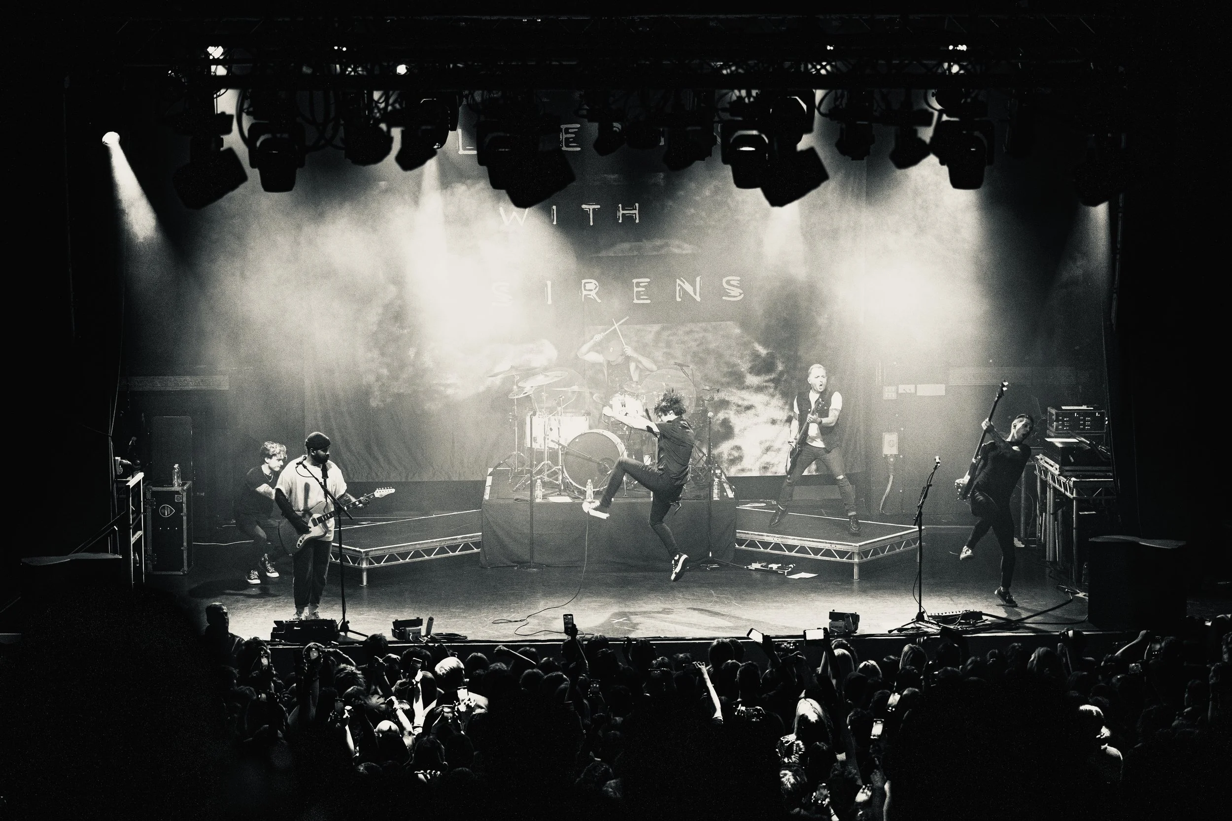 Sleeping With Sirens on stage